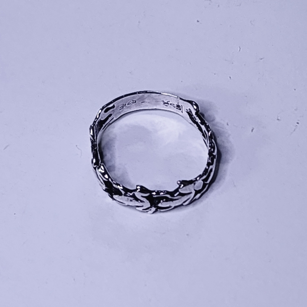 Sterling silver frog ring - Picture 4 of 5